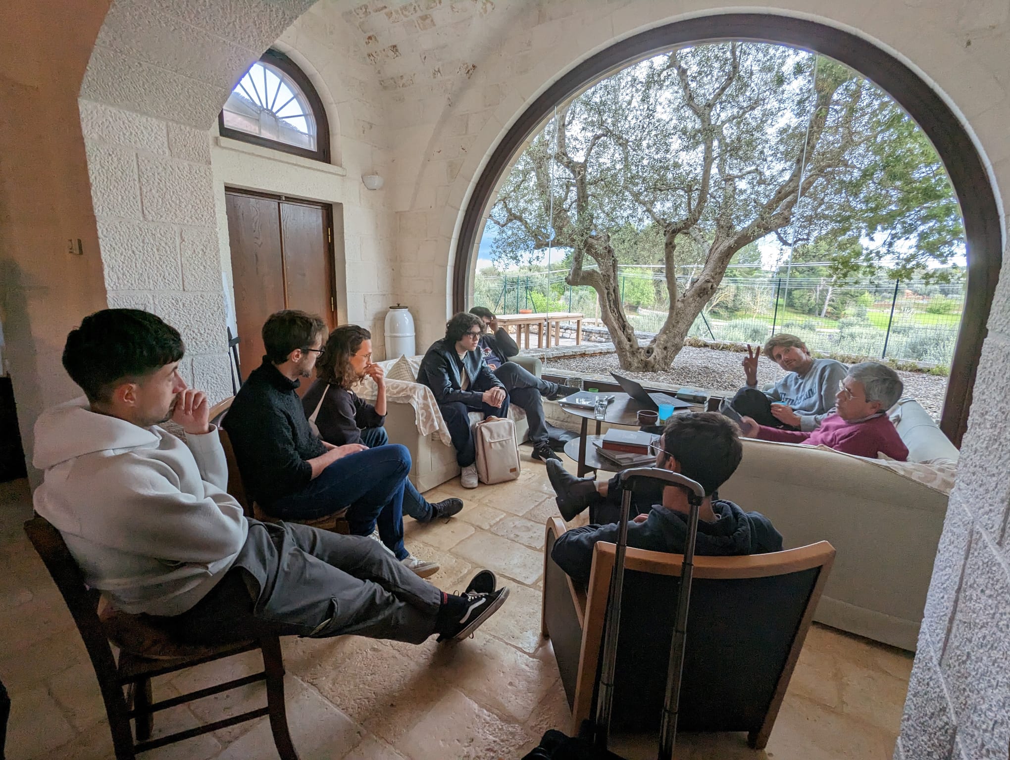 Team di PugliAI in un evento di team building